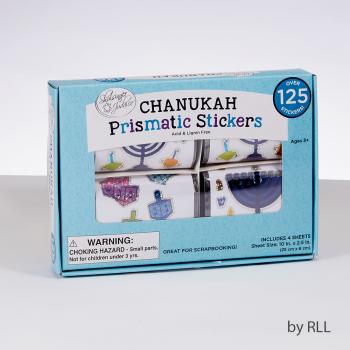 Chanukah Prismatic Stickers in box